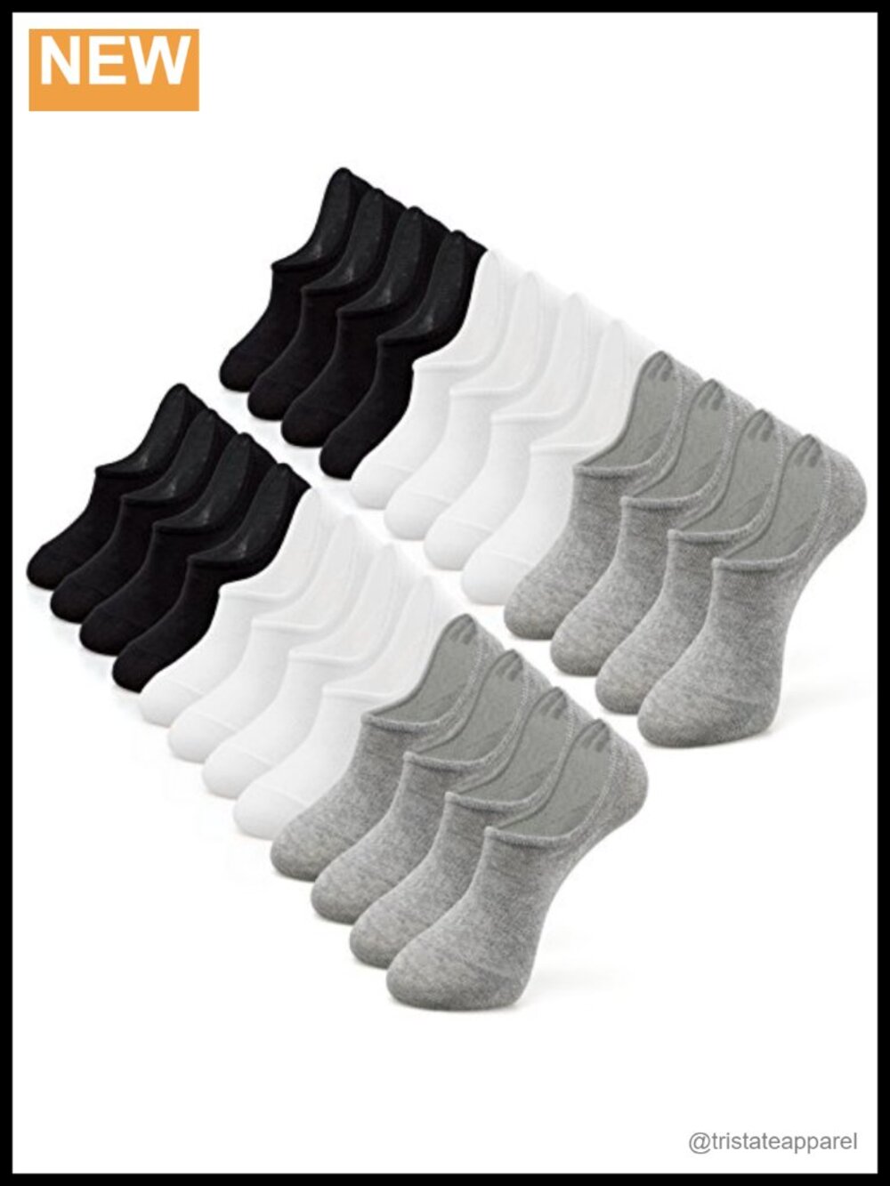 No Show Low Cut Socks Cotton Spandex Polyester Arch Support Y Heel